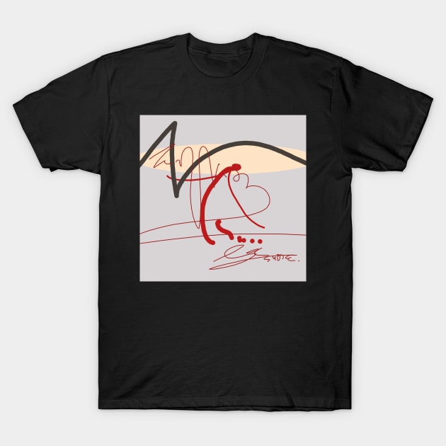 Intuitive Abstract 050717 E T-Shirt by GinetteArt